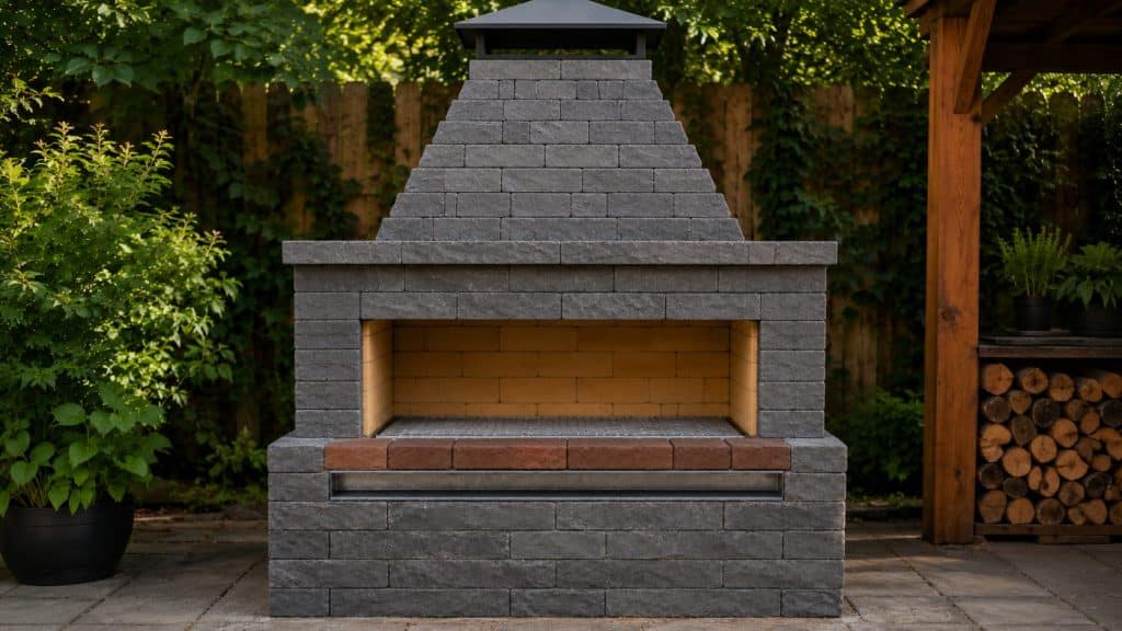 Строительство дымосборника и трубы в кирпичном мангале
